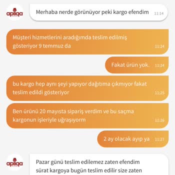 Sürat Kargo Siparişim Bana Ulaşmıyor