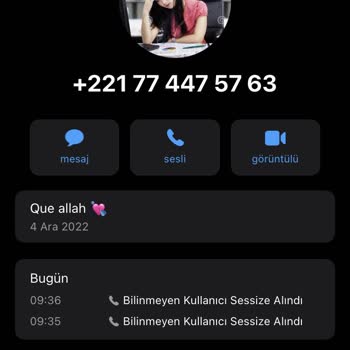 WhatsApp +22 Kodlu WhatsApp Arama