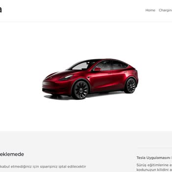 Tesla Türkiye Araç Siparişimi Son Fiyat Onay Gününden Önce İptal Etti