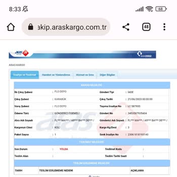 FLO Ayakkabı FLO Ulaşılamayan Kargo