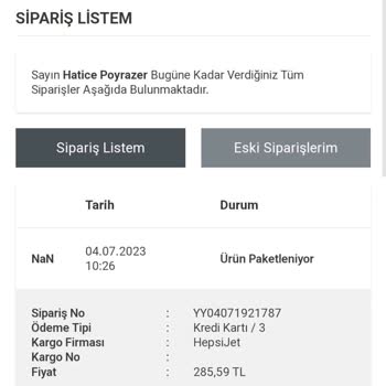 Yargı Yayınevi Kitap Siparişimin Kargoya Verilmemesi