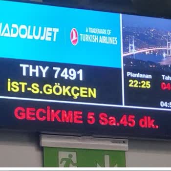 THY TK7491 Seferinde Yaşanan Sorun