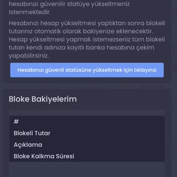 İtemsatis Para Blokesi