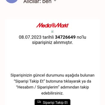 Media Markt Ürünüm Ellerinde Olmasına Rağmen Kargolanmadı