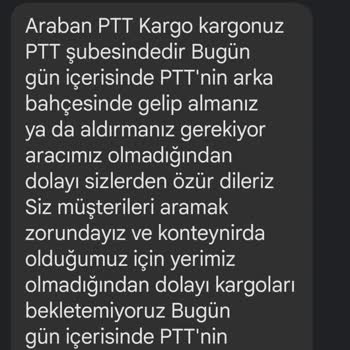 PTT Kargoları Eve Teslim Etmiyor