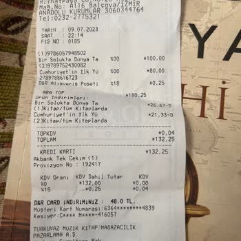 D&R Etiket Fiyatı Farklılığı