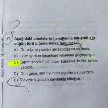 Nobel Akademik Hatalı Sorular Ve Cevaplar