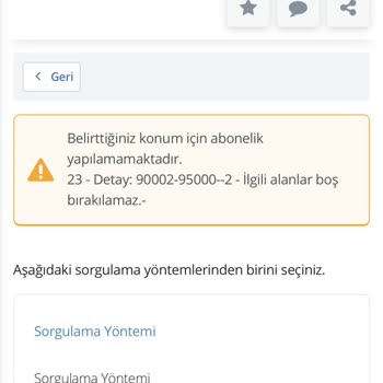 CK Boğaziçi Elektrik, Başvuru Yaparken Konum Hatası Veriyor