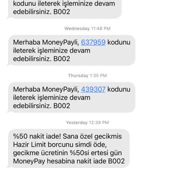 Money Pay Nakit İade Kampanyasının Yerine Getirilmemesi