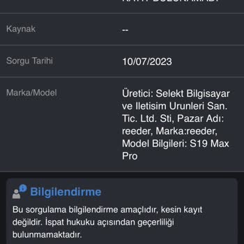 Reeder Yetkililerine Ulaşamıyorum. İademi Talep Ediyorum.