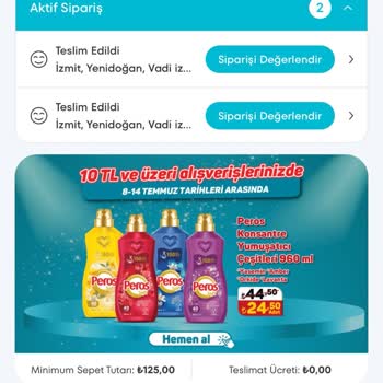 A101 Kapıda Uygulaması Sipariş Sorunu