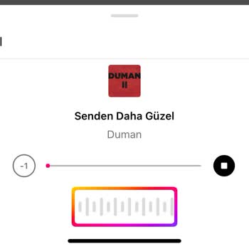 Instagram Notlara Şarkı Ekleme