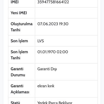 Ouno Service 34 Gün Oldu Telefon Yok İhmalsizlik