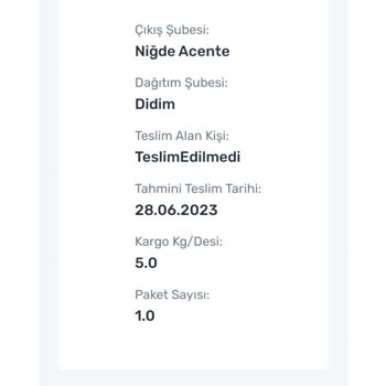 Sürat Kargo Kargom Günlerdir Gelmiyor