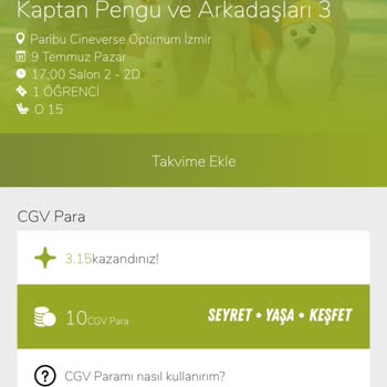 Cineverse Paribu Sinema Salonları Optimum İzmir