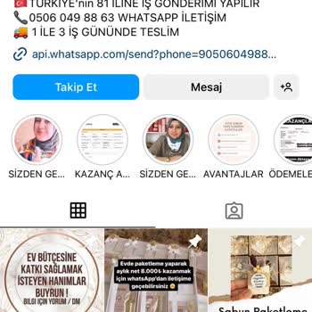 Evdepaketlemeacenta (Instagram) Sabun Paketleme Acentesi Bilgi Kullanımı