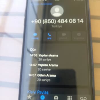 0850 484 08 14 08504840814 Numaralı Şüpheli Arama Şikayeti