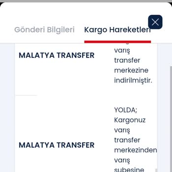 Aras Kargo Siparişim Elime Ulaşmadı.