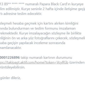 Papara Black Card Gelmedi! Gelmiyor! Çözemiyorlar!
