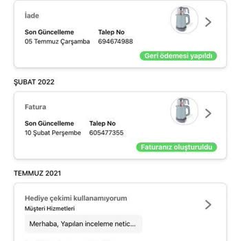 Karaca /Homend Onarım Yapamadığı Cihazın Bedelini Eski Fiyatıyla Ödedi