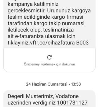 Vodafone Faturaya Ek Cihaz