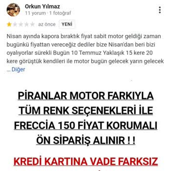 RKS Motor Piranlar Motor Sözünde Durmama