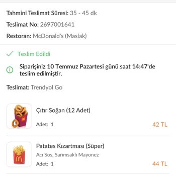 Trendyol Yemek Teslimatı Ne İptal Ne İade Yapmıyorlar