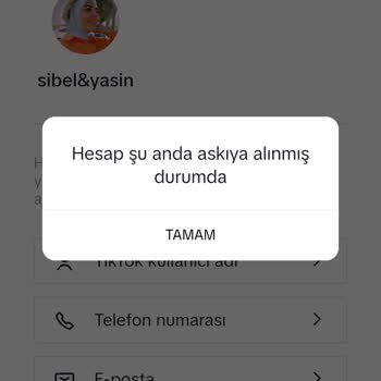TikTok Hesabım Askıya Alındı