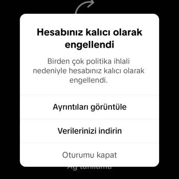 TikTok Hesabım Askıya Alındı