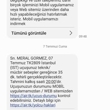 THY Maddi Manevi Mağduriyet