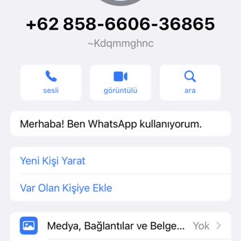 WhatsApp Yabancı No