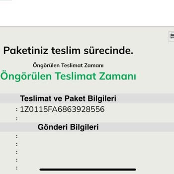 UPS Türkiye İlgisiz İletişim Sorunu