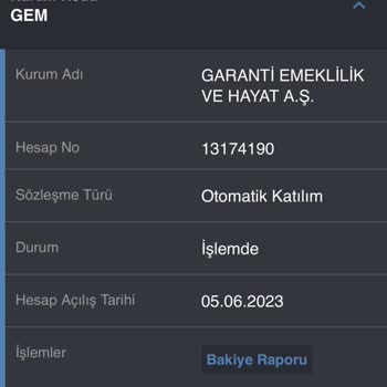 Garanti BBVA Emeklilik Otomatik BES İadesi Hesabıma Yatırılmadı