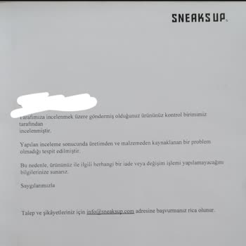 Sneaks Up Memnuniyetsizlikler Silsilesi Örneği