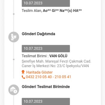 Kargom Başka Birine Teslim Edilmiş MNG Telefonlara Cevap Vermiyor.