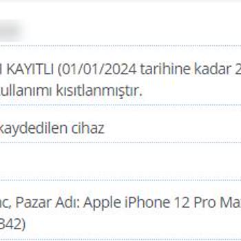BTK (Bilgi Teknolojileri ve İletişim Kurumu) Pasaportuna Kayıt Ettiğimiz Cihaz Son 24 Saattir Çalışmıyor