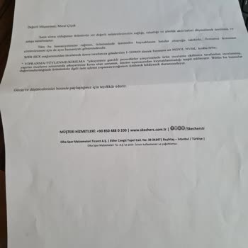 Skechers Çocuk Ayakkabısı Üretim Hatasının Marka Tarafından İnkarı