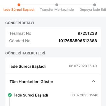 Dolap Ürün 2 Ay Kargoda Kaldı