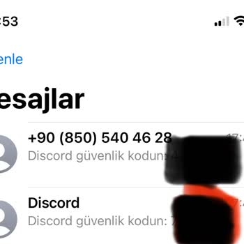 Üyesi Olmadığım Discord Güvenlik Kodu Gönderdi
