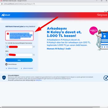 Nkolay Mobil Bankacılık Kısıtlaması