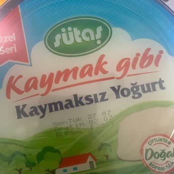 Sütaş Kaymak Gibi Kaymaksız Yoğurt!