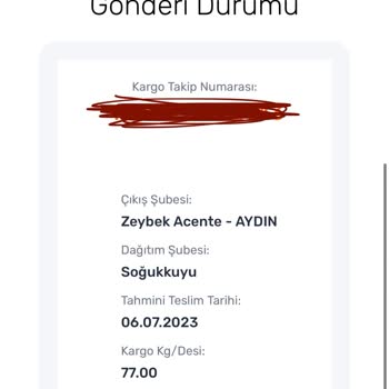 Sürat Kargo'nun Teslimat Sorunu