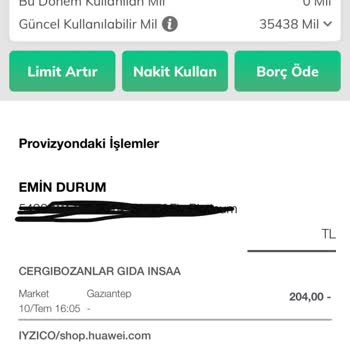 Huawei İade Haksiz Para Kesintisi