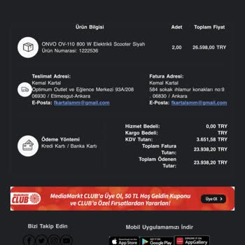 Media Markt Ürün Alamıyor Vermemek İçin Direniyorlar