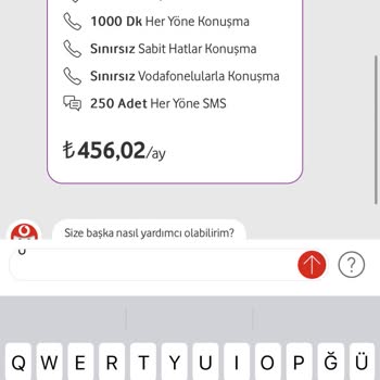 Vodafone Devir Yaptığım Hatta Taahhüt Yapmıyor