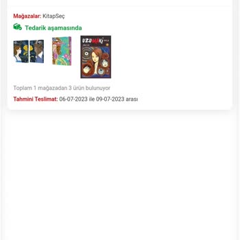Kitapsec İptal Seçeneği Yok