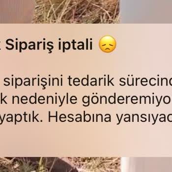 Burger King Nedensiz Sipariş İptali