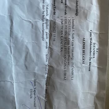 Emniyet Genel Müdürlüğü Ehliyet Tutanağı İptali.