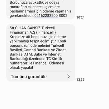 Crif Türkiye Cihaz Almamama Rağmen Aldınız Deyip Borç Yükleme