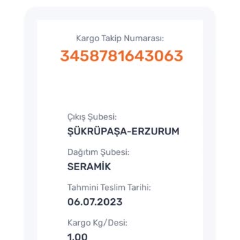 Aras Kargo, Kargo Teslimatı Yapılmadı!